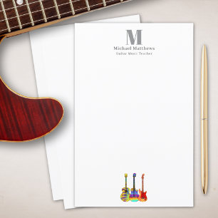 Gitaarleraar Muzieklessen Op Maat Zakelijk Onderne