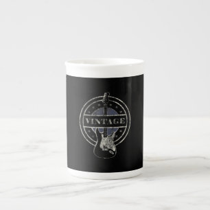 gitaarliefhebber retro gitaargeschenk porselein kop