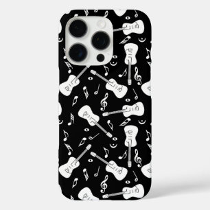 Gitaarlijnen Muzieknoten iPhone 16 Pro Hoesje