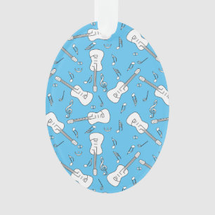 Gitaarlijnen Muzieknoten Ornament