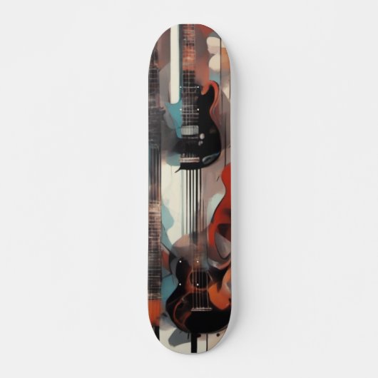 Gitaarmontage Skateboard (Voorkant)