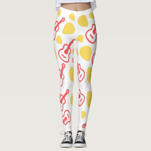 gitaarpatroon leggings