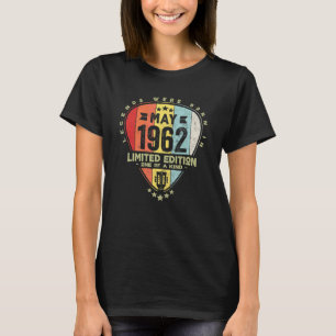 Gitaarpick Legenden werden geboren in mei 1962 Git T-shirt