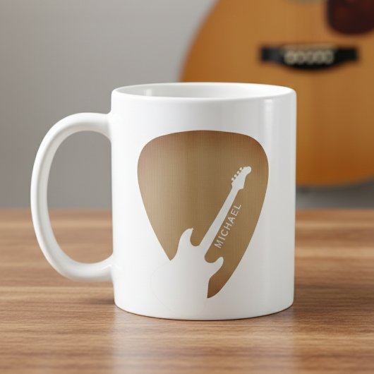 Gitaarplectrale Gitarist Muzikant Koffiemok