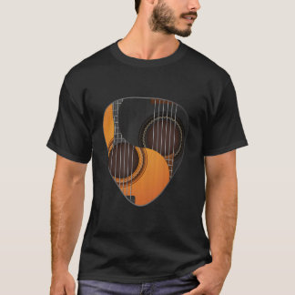 Gitaarplectrumpje Yin Yang Gitarist T-shirt