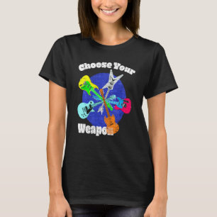 gitaarrostijl voor gitarist t-shirt