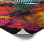 gitaarschilderijen poster (Hoek)