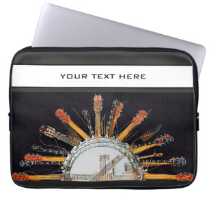 GITAARSNAREN IN DE ZON LAPTOP SLEEVE