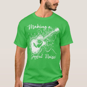 Gitaarspeler maakt vrolijk geluid t-shirt
