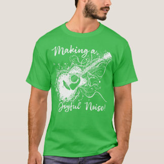 Gitaarspeler maakt vrolijk geluid t-shirt