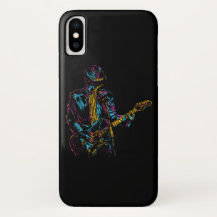 gitaarspeler muziek iPhone x hoesje
