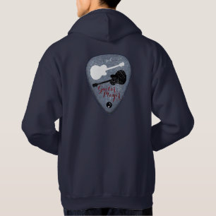 Gitaarspelers Rock Music Pick Hoodie