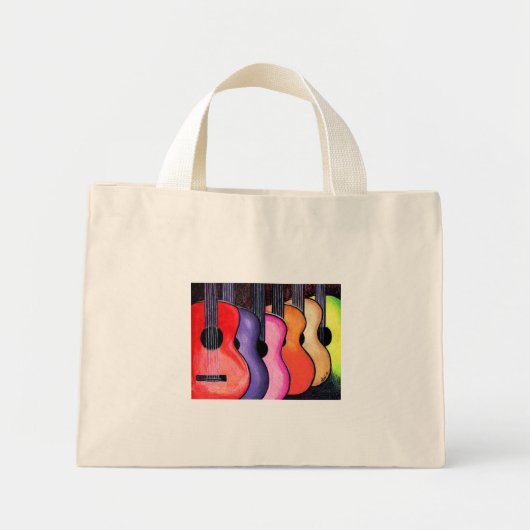 Gitaartas Mini Tote Bag (Voorkant)