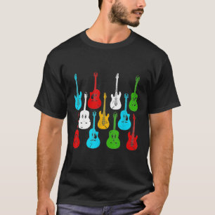 gitaartypen Elektrische akoestische klassieke gita T-shirt