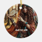 Gitana Keramisch Ornament (Voorkant)