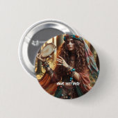 Gitana Ronde Button 5,7 Cm (Voorkant /achterkant)