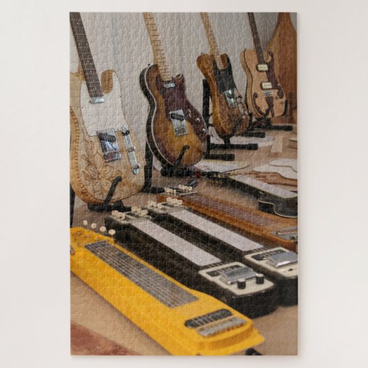 Gitar gear-puzzel legpuzzel (Verticaal)