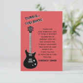 Gitar Rockster Kaart (Staand voorkant)