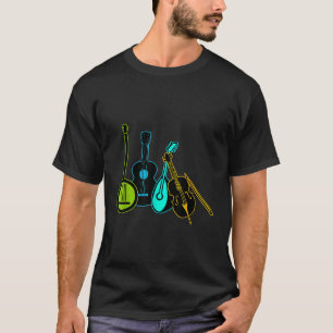 Gitaren Banjos Fiddle Mandolin 1 T-shirt