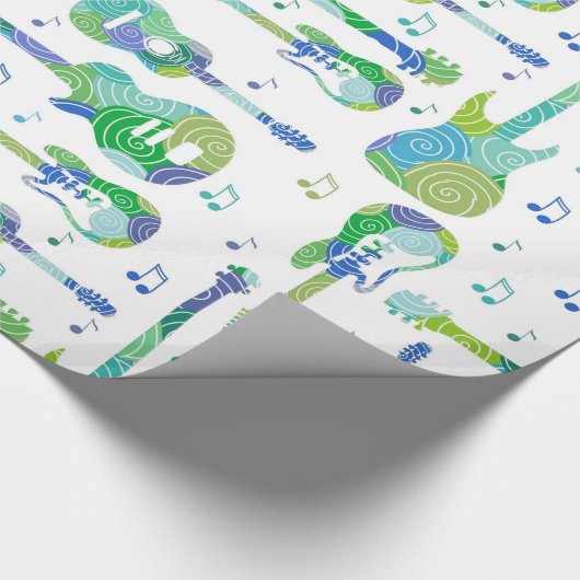 gitaren cadeaupapier (Hoek)