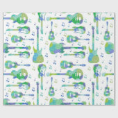 gitaren cadeaupapier (Vlak)