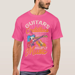 Gitaren Cadillacs Hillbilly Music - Countrysongs T-shirt