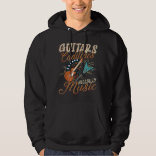 Gitaren Cadillacs Hillbilly Muziek Hoodie