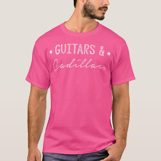 Gitaren Cadillacs T-shirt (Voorkant)