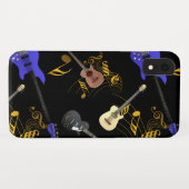 gitaren en muziek Case-Mate iPhone case (Achterkant (horizontaal))
