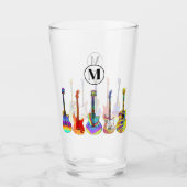 Gitaren Gepersonaliseerd Glas (Voorkant)