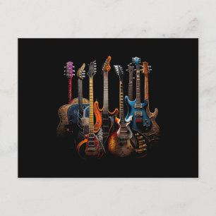 Gitaren gitaristen cadeau informatiekaartje