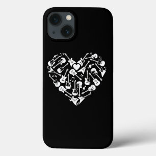 gitaren Hart gitarist Valentijnsdag iPhone 13 Hoesje