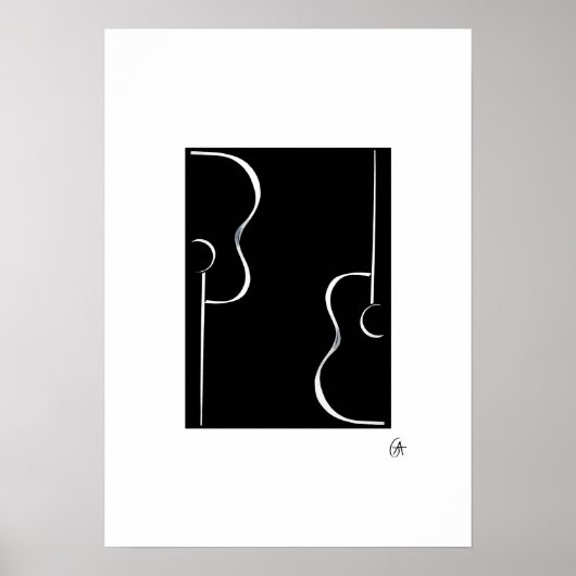 gitaren poster (Voorkant)