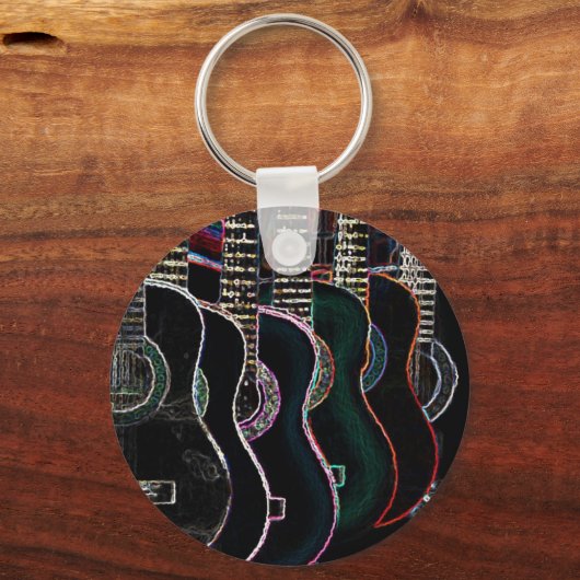 gitaren sleutelhanger (Voorkant)