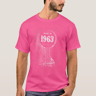  gitarist 1963 akoestische zes snaren 62n t-shirt