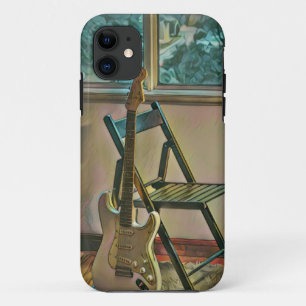gitarist birthday gift iPhone 11 hoesje