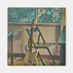 gitarist birthday gift magneet