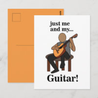 Gitarist die gitaar speelt