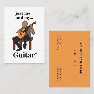 Gitarist Gitaarleraar Visitekaartje