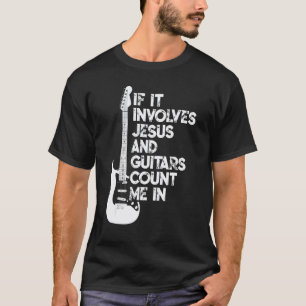 Gitarist Jesus Kerk Aanbidding Gitarist Chris T-shirt