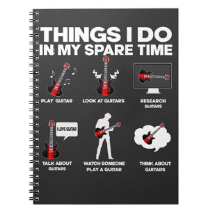 gitarist Music Lover Musicus Notitieboek