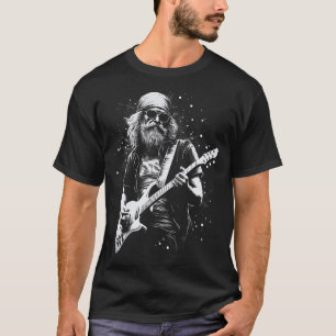Gitarist Muzikant Concert Rockmuziek Grafisch T-shirt