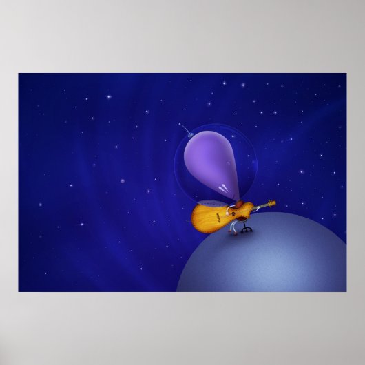 gitarist poster (Voorkant)