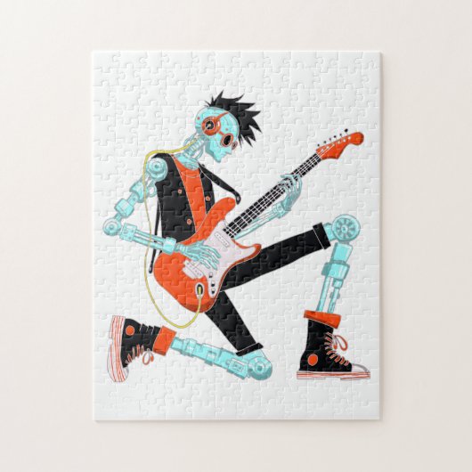 Gitarist Robot Legpuzzel (Verticaal)
