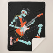 Gitarist Robot Sherpa Deken (Voorkant)