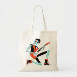 Gitarist Robot Tote Bag