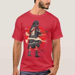 gitarist Samurai Musician Guitar T-shirt