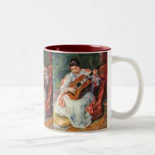 gitarist tweekleurige koffiemok