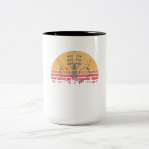  gitarist tweekleurige koffiemok