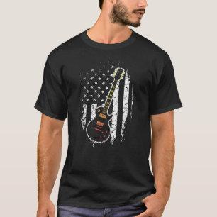 gitarist US American Flag 13 T-shirt